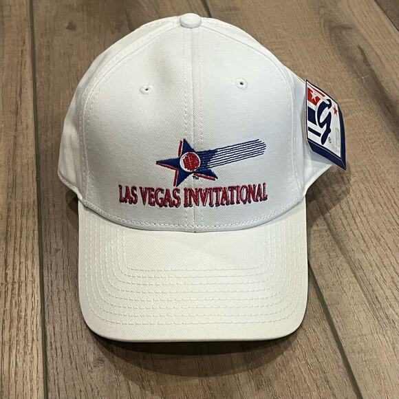 NWT Las Vegas International Golf Tournament by The Game Adjustable White Hat - Picture 1 of 6
